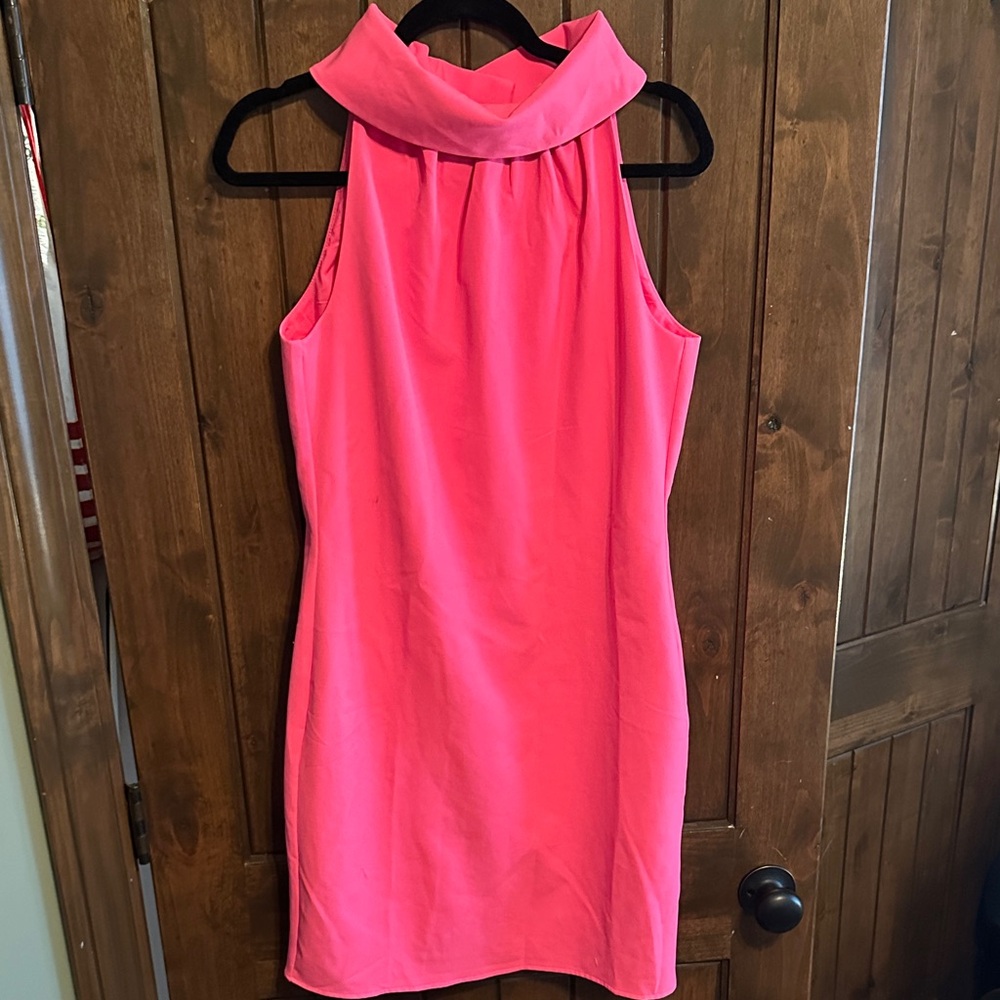 Sail to Sable Hot Pink Sleeveless Mini Dress